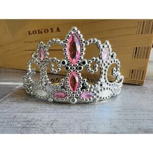 Girls Kids Dress Up Costume Play Tiara Princess Crown Hair Piece Clip Birthday